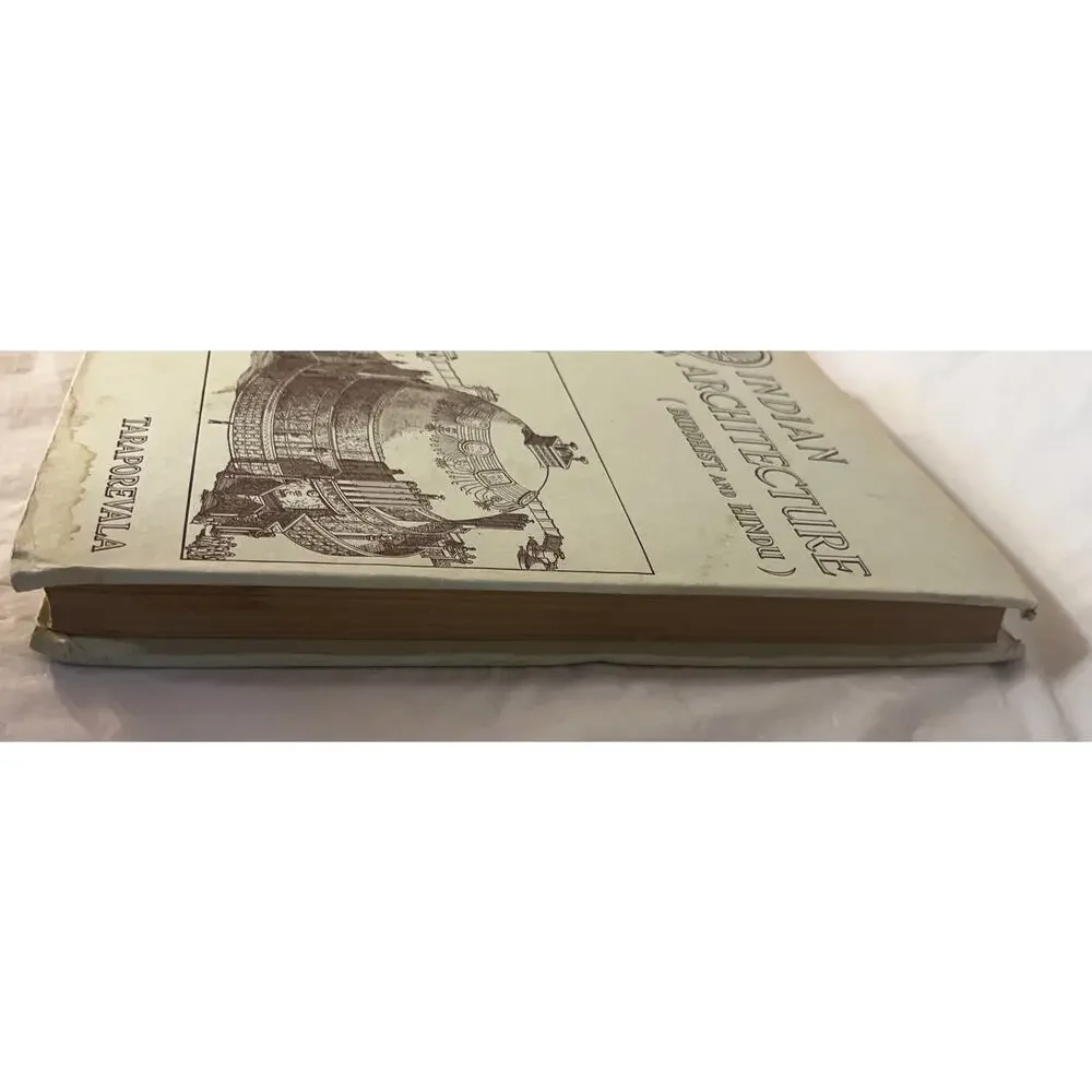 Indian Architecture Buddhist Hindu Percy Brown 2nd Ed HC Illustrated Bombay